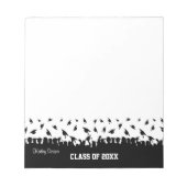 Bloc-note Silhouette noire et blanche (Devant)
