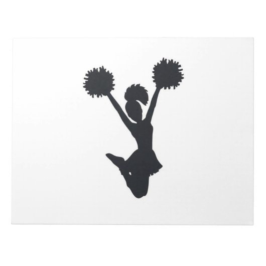 Bloc-note Silhouette pom-pom girl (Devant)
