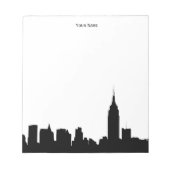 Bloc-note Silhouette Skyline NYC (Devant)