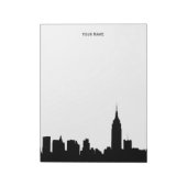 Bloc-note Silhouette Skyline NYC (Tourné)