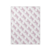 Bloc-note Silhouette Tiger rose et noir (Tourné)