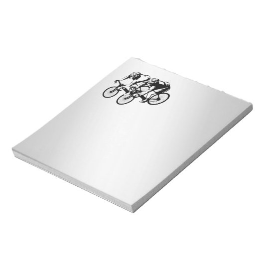Bloc-note Silver de course à vélo (Tourné)
