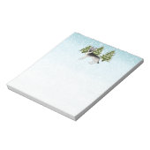 Bloc-note Silver Sable Allemand Berger Snowy Winter Forest (Tourné)