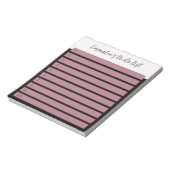 Bloc-note Simple À Faire Lié Personnalisé Mélange Rouge Blan (Tourné)