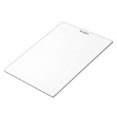Bloc-note Simple Clean Minimalist Dotted Lines personnalise (Incliné)