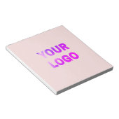 Bloc-note simple et minimal ajoutez votre logo/votre design (Incliné)