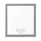 Bloc-note Simple et moderne (Devant)