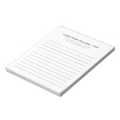Bloc-note Simple et professionnel (Tourné)
