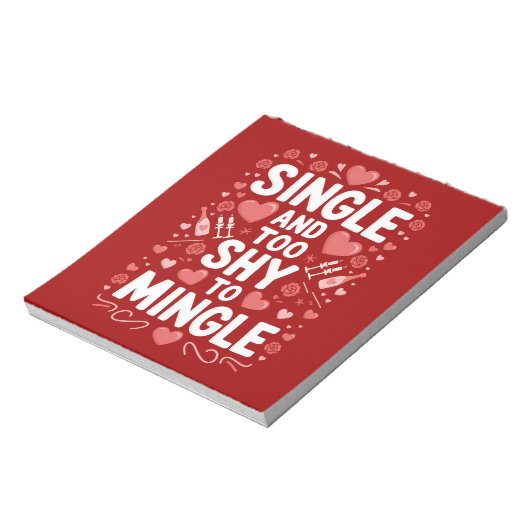 Bloc-note Simple et trop timide pour mélanger drôle Saint-Va (Tourné)