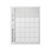 Bloc-note Simple Family Planner Calendar Notepad 2026 (Tourné)