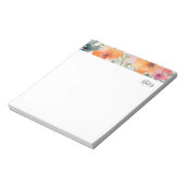 Bloc-note Simple Floral Minimal Quotidien (Tourné)