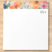 Bloc-note Simple Floral Minimal Quotidien