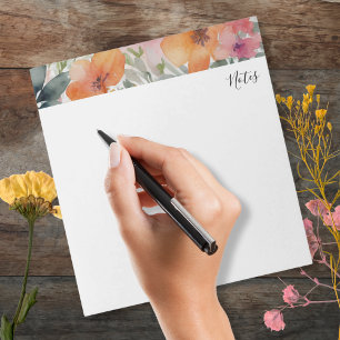Bloc-note Simple Floral Minimaliste Quotidien