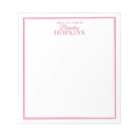Simple From the Desk of Script Rose