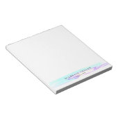 BLOC-NOTE SIMPLE HOLOGRAPHIQUE MODERNE IRIDESCENTE (Incliné)