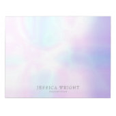 Bloc-note Simple Modern Iridescent (Devant)