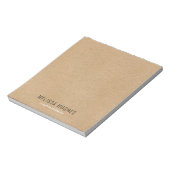 Bloc-note Simple Modern Rustic Kraft Boho (Tourné)