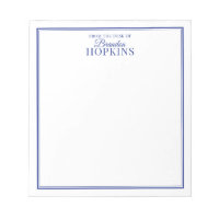 Simple moderne du bureau de Script bleu