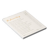 Bloc-note Simple Parent Quiz Baby Shower Game Notepad (Incliné)