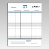 Bloc-note Simple Personalized Logo Business Expenses Notepad
