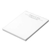 Bloc-note Simple Professional Custom Business Notes Notepad (Tourné)