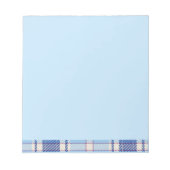 Bloc-note Simple Style Chake Rustique Bleu (Devant)