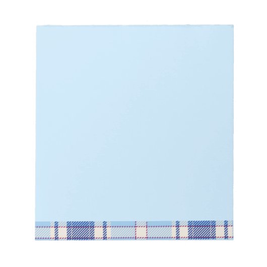 Bloc-note Simple Style Chake Rustique Bleu (Devant)