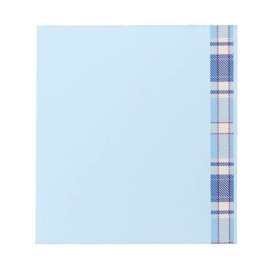 Bloc-note Simple Style Chake Rustique Bleu (Devant)