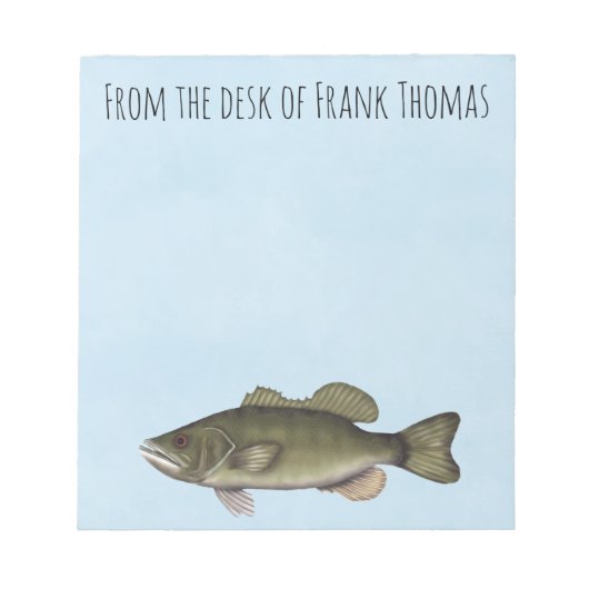 Bloc-note Simple Style Nature Pêcheur Pêcheur Pêcheur Pêcheu (Devant)