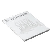 Bloc-note Simple Style Nature Shark Ocean Sea Life (Incliné)