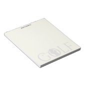 Bloc-note Simple Ventilateur de golf personnel papeterie (Incliné)