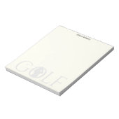 Bloc-note Simple Ventilateur de golf personnel papeterie (Tourné)