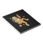 Bloc-note Singe astronaute spatial (Incliné)