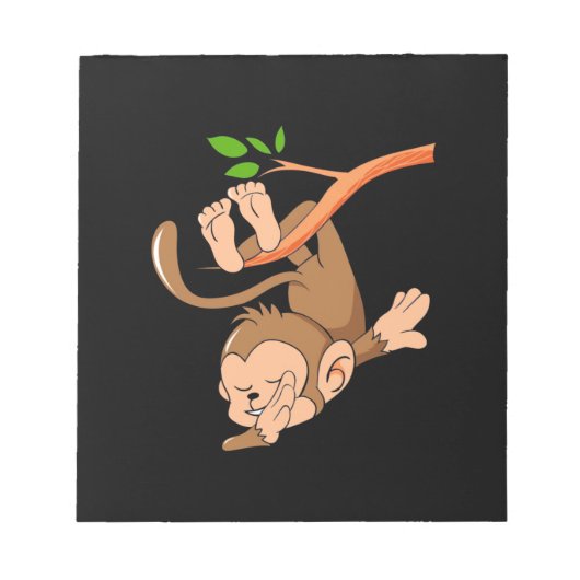 Bloc-note Singe de danse Dabbing (Devant)
