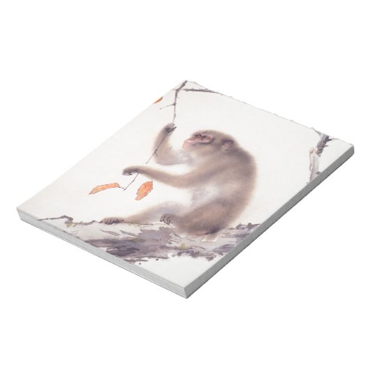 Bloc-note Singe Japonais Peinture Chinois Zodiac Noteapd (Tourné)