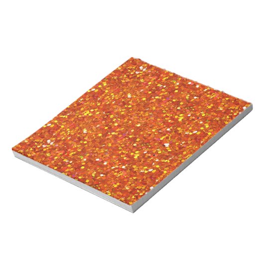 Bloc-note Sinopia Orange Pailleté (Tourné)