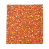 Bloc-note Sinopia Orange Pailleté (Devant)