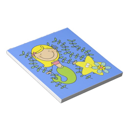 Bloc-note Sirène blonde (Incliné)