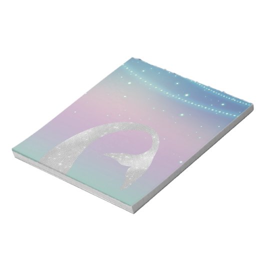 Bloc-note Sirène d'eau rose pourpre (Tourné)