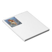 Bloc-note Sirène du Verseau Art Gothique Bleu (Incliné)