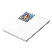 Bloc-note Sirène du Verseau Art Gothique Bleu (Tourné)