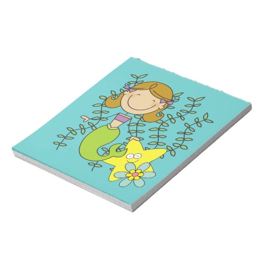 Bloc-note Sirène d'une chevelure de Brown (Tourné)