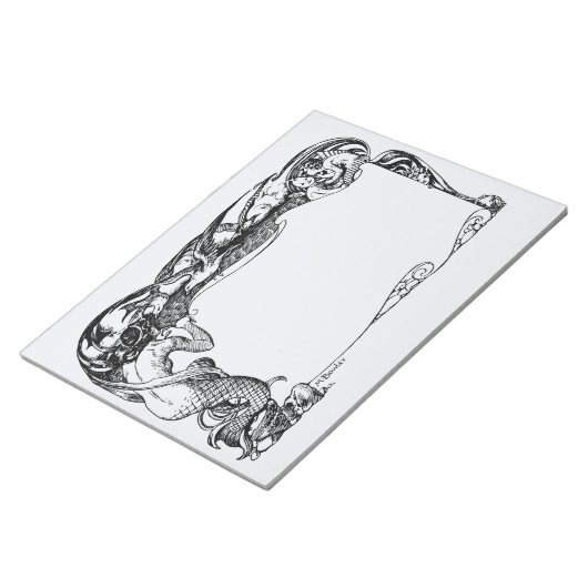 Bloc-note Sirène encadrée (Incliné)