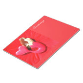 Bloc-note Sirène queue de cœur rouge de Thunder_Cove (Incliné)