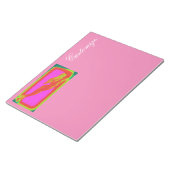 Bloc-note sirène rouge (Incliné)