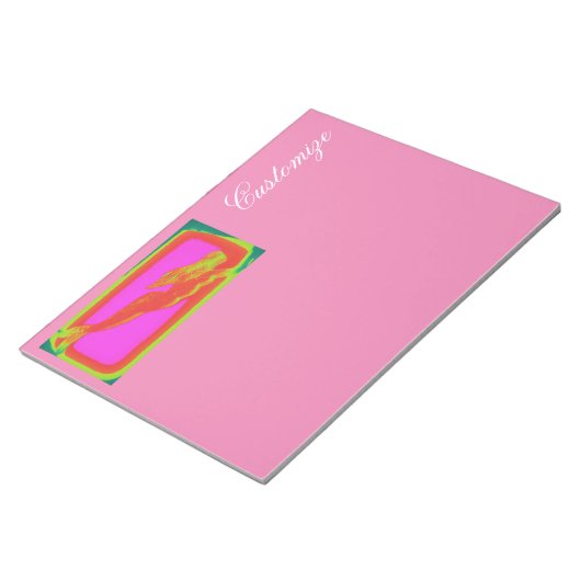 Bloc-note sirène rouge (Incliné)