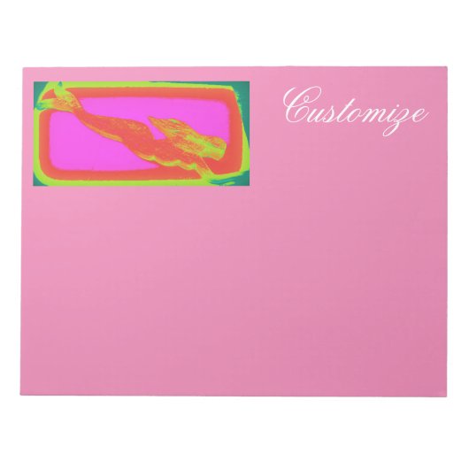 Bloc-note sirène rouge (Devant)