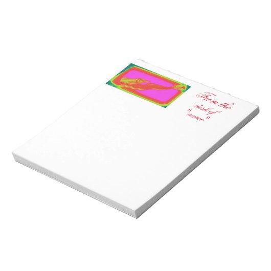 Bloc-note sirène rouge (Tourné)