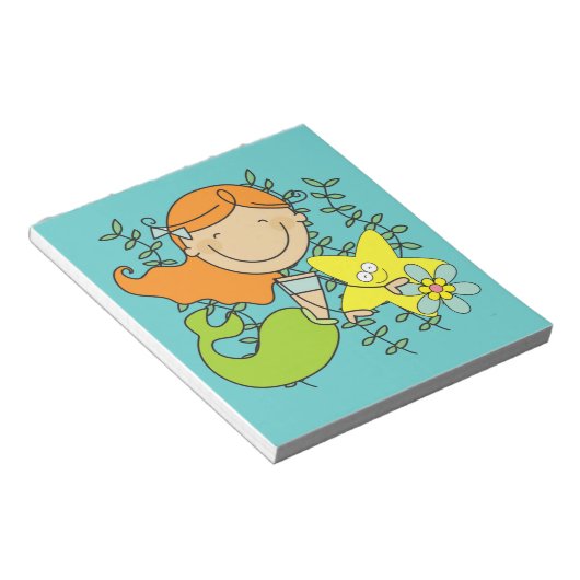 Bloc-note Sirène rousse (Incliné)