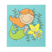 Bloc-note Sirène rousse (Devant)